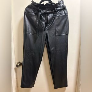 Pleather pants sz8